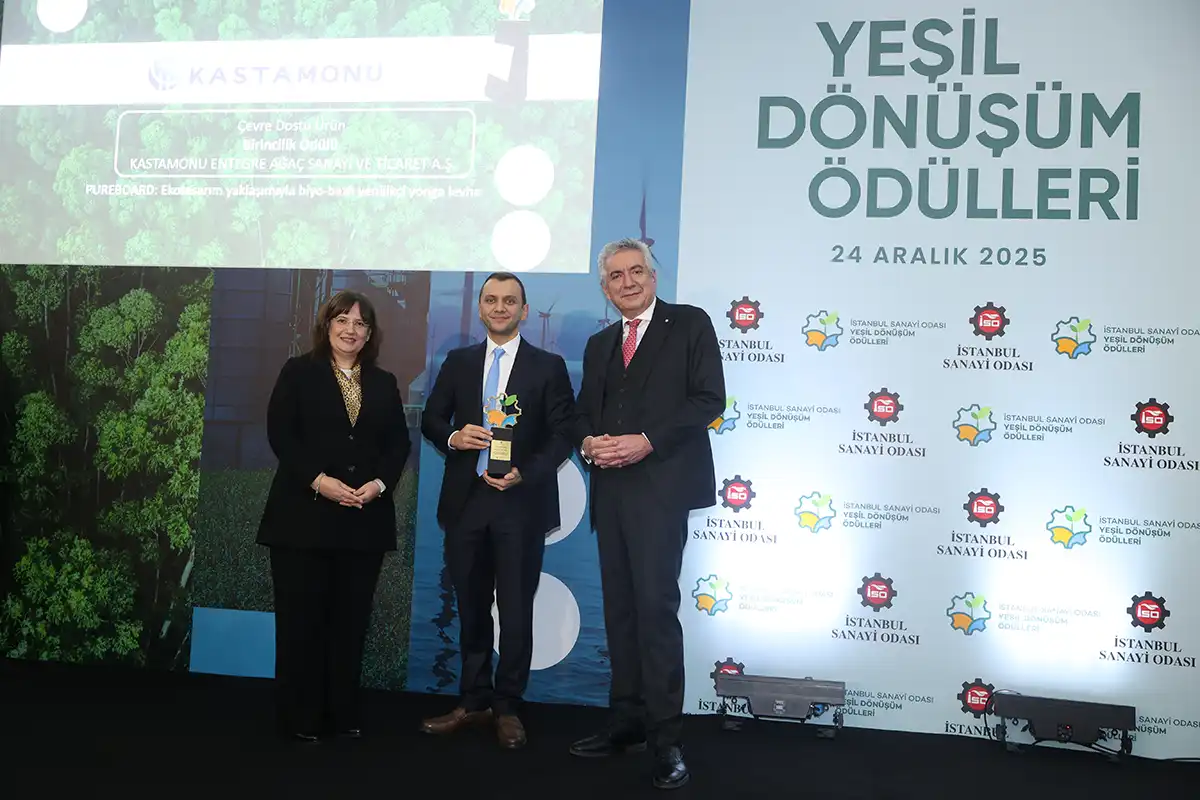 Kastamonu Entegre’ye İSO Yeşil Dönüşüm Ödülü