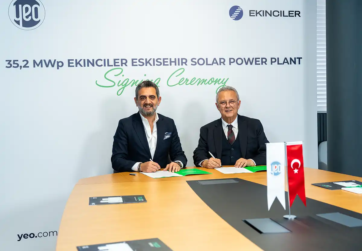 YEO Teknoloji ve Ekinciler’den 28 Milyon Dolarlık İmza: 35 MW GES Kuruluyor