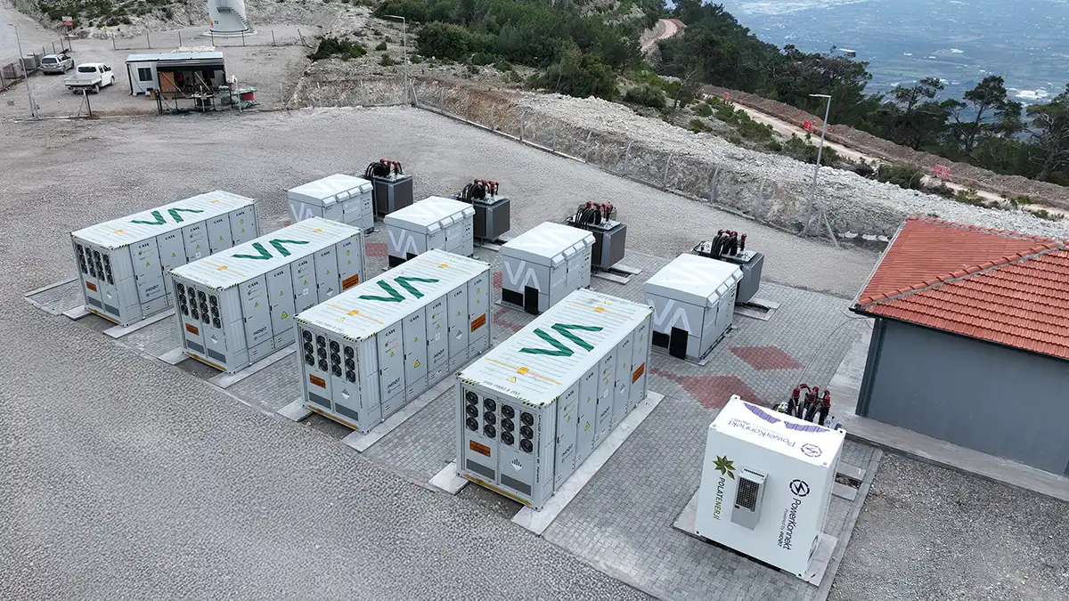 Türkiye’nin ilk depolamalı rüzgâr enerji santrali faaliyette